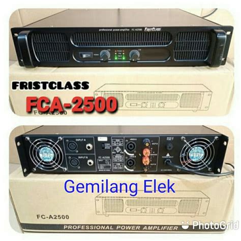 Jual Power Amplifier FIRSTCLASS FC A2500 Di Lapak Gemilang Elek Bukalapak