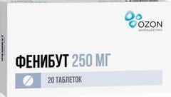 Фенибут инструкция по применению, состав, побочные эффекты, показания ...