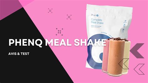 PhenQ Meal Shake Avis Substitut De Repas Efficace Pour Maigrir