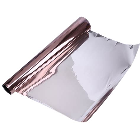 Silver Reflective One Way Window Film Foil Mirror Privacy Sticky Glass Tint Ebay