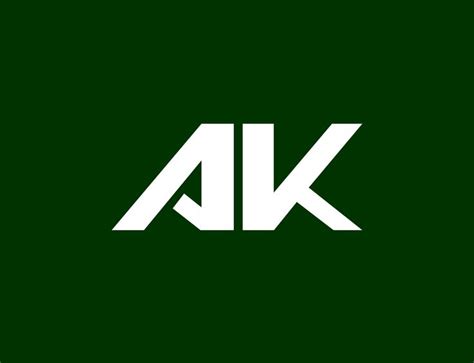 AK Modern Logo Design by xcoolee