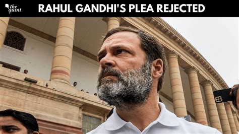 Modi Surname Case Surat Court Rejects Rahul Gandhi S Plea To Stay