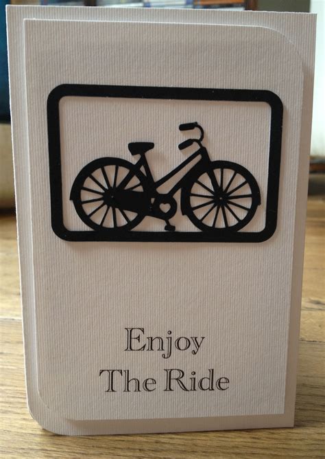 Silhouette Bicycle Card For Addicted To Stamps Bicycle Cards Bike