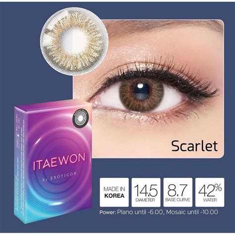 Jual Softlens Itaewon By Exoticon Ready Normal Minus Diameter 14