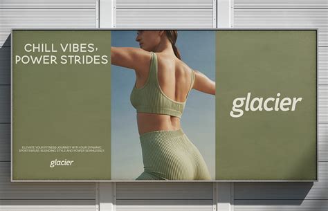 Glacier Sportwear Brand Identity Behance