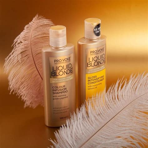 Pro Voke Liquid Blonde Colour Infusion Shampoo Lambre