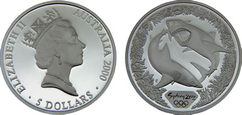 Australia Commonwealth Elizabeth II 2000 5 Dollars Elizabeth II 4th