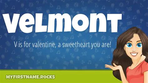 Velmont First Name Personality & Popularity