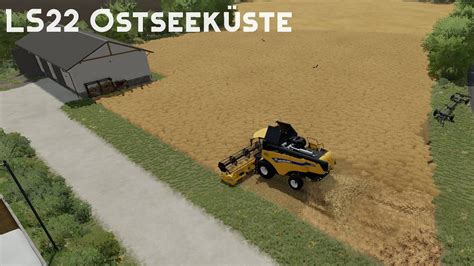 Ls Ostseek Ste Hafer Ernte Mit Dem New Holland Farming