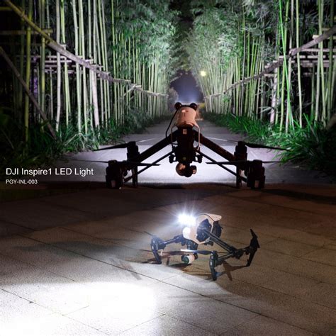 PGYTECH headlamp LED light Drone Flash Lights For DJI Inspire 1 ...