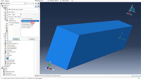 Abaqus Tutorial Introduction To CAE 10 Boundary Conditions YouTube