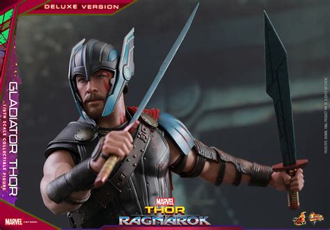 Hot Toys MMS445 雷神索爾3諸神黃昏角鬥士索爾 豪華版Thor Ragnarok Gladiator Thor Deluxe Version 1 6 比例人偶作品