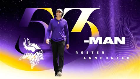 Vikings Set Initial 53 Man Roster For 2024