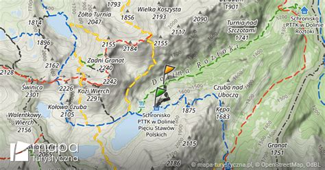 Trasa Schronisko Pttk W Dolinie Pi Ciu Staw W Polskich Dolina