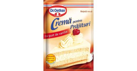 Praf Crema Prajitura Cu Vanilie Dr Oetker 50 G Praf Crema Prajitura