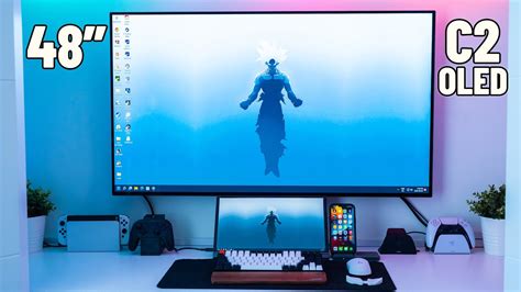 48 Lg C2 Oled Ps5 Series X And Pc Gaming Setup Tv Upgrade Youtube