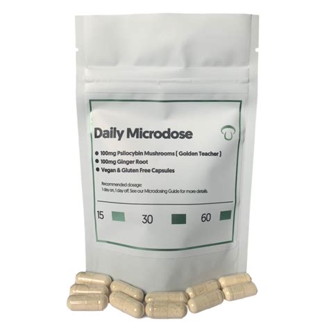 Daily Microdose Capsules - Shrooms and Edibles 