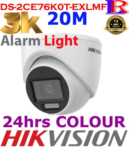 K Smart Hybrid Light Turret Camera Ds Ce K T Exlmf Hikvision Sri Lanka