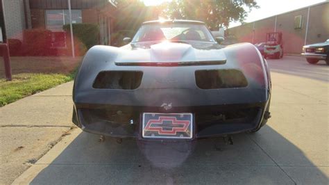 For Sale: 1980 Corvette Coupe Black Race Car Project Less Engine ...