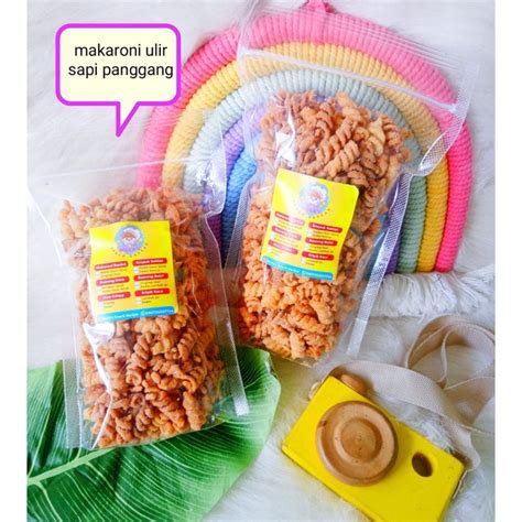 Jual Cemilan Viral Makaroni Spiral Sapi Panggang Jagung Manis Gr