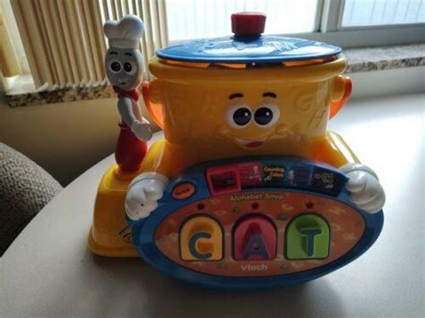 Vtech Preschool Learning Alphabet Soup Pot And Spoon Educational Toy