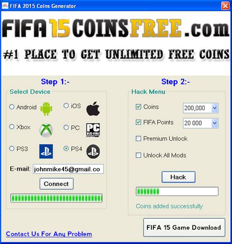 FIFA 15 Points Generator | Get Unlimited Coins for FIFA 15