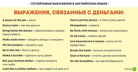 Памятки: Фразеологизмы в английском языке