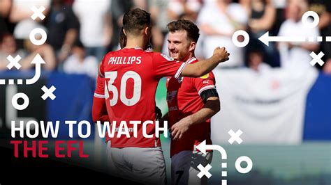 How To Watch The Sky Bet Efl Play Off Semi Final Second Legs The