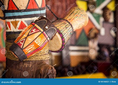 African drums stock image. Image of instrument, indigenous - 94146021