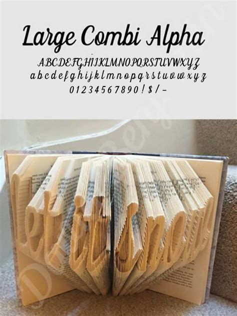 Cut And Fold Book Folding Alphabet Patterns