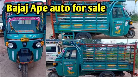 Bajaj Ape Three Wheeler Auto For Sale Second Hand Ape Auto