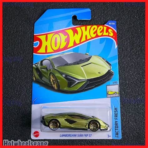 Hot Wheels Lamborghini Sian FKP 37 2022 First Appearance Japan Card Collection Car Hybrid