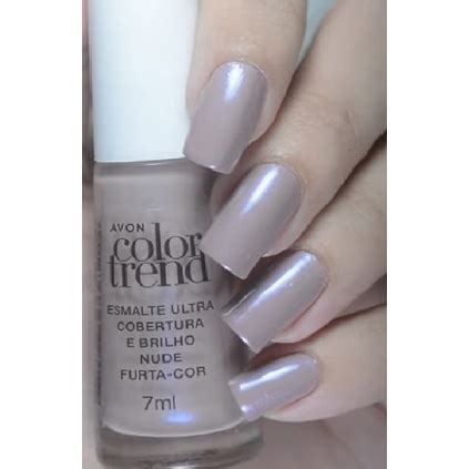 Esmalte Avon Color Trend Nude Furta Cor Shopee Brasil