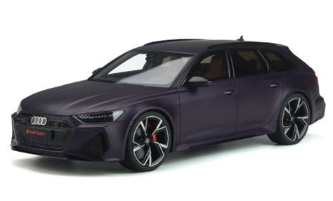 Miniature Audi RS6 1 43 Minichamps Avant C8 Metallic Rouge 2019