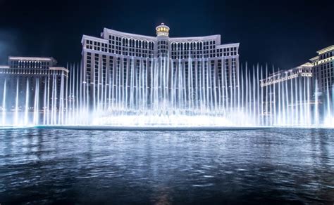 World Famous Fountain Water Show in Las Vegas Nevada Editorial Stock ...