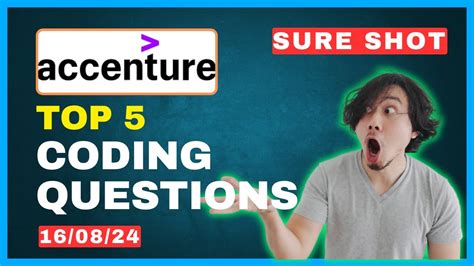 Today Accenture Latest Coding Questions Accenture Assessment Test