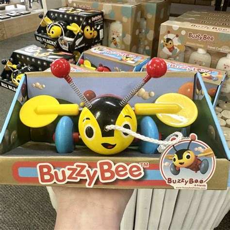 Buzzy Bee Pull Along Toy Jade Kiwi