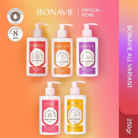 Jual Bonavie Body Lotion 250ml All Varian Pelembab Badan Dengan Parfum