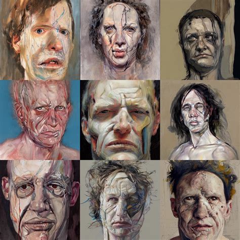 Sandman Portrait By Jenny Saville Stable Diffusion