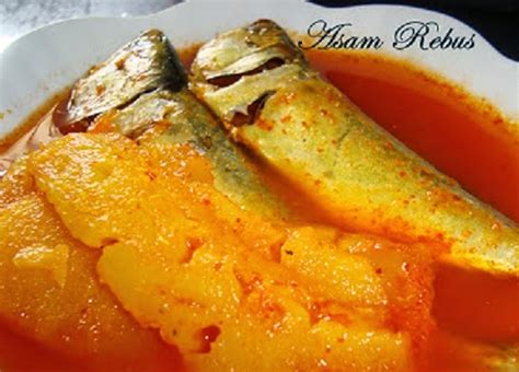 Rasa Pizza: Asam Rebus Ikan Kembung Dengan Nenas