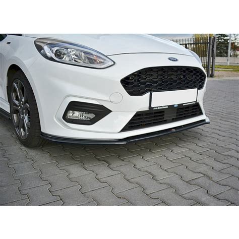 Maxton Design Front Splitter V 2 Fiesta MK8 ST ST Line 2018 UP