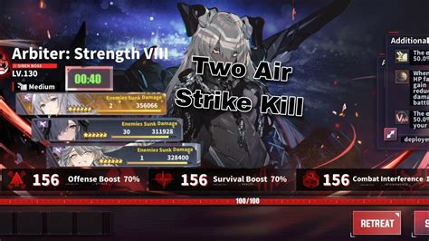 Azur Lane 2 Air Strike Kill Hard Arbiter Strength VIII YouTube