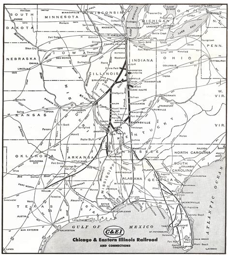 Chicago Railroad Map