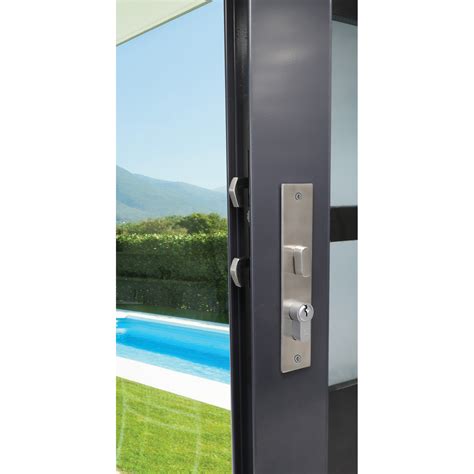 Integrated Escutcheon Snib For Use With Mylock Sliding Door Entrance