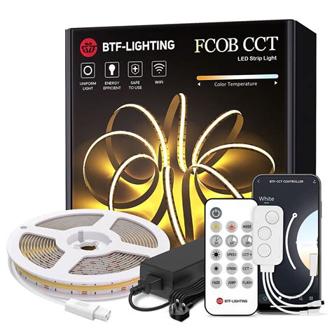 BTF LIGHTING FCOB CCT Led Lights Kit 640 LEDs Tuya Voice Wifi Bluetooth