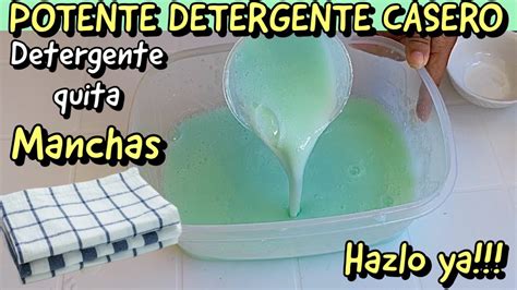 Detergente Casero Para Blanquear Los Trapos De La Cocina Youtube