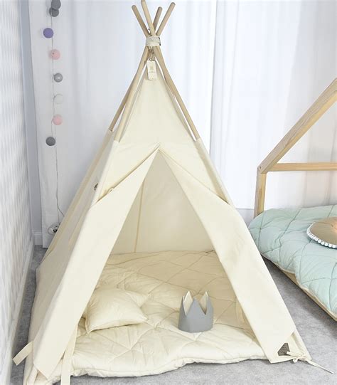 Namiot Dla Dziecka Teepee Tipi Dla Dziecka Naturalny Natural Cotton