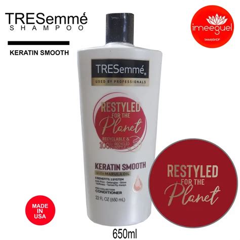 Tresemme Keratin Smooth Conditioner Restyled For The Planet 650ml Usa Lazada Ph