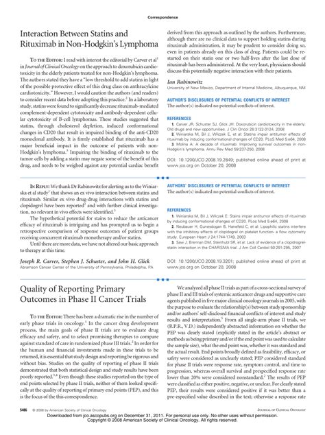 PDF Quality Of Reporting Primary Outcomes In Phase II Cancer Trials