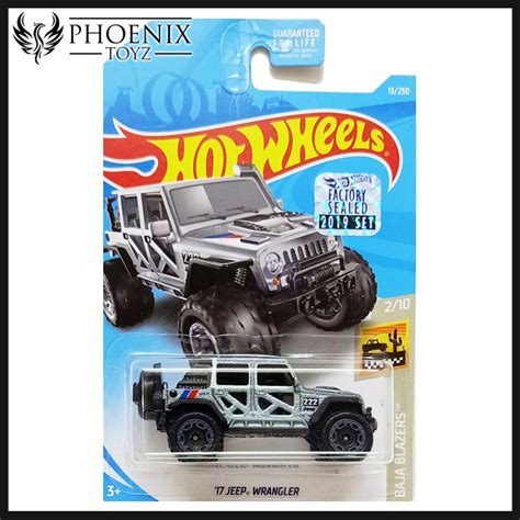 Hot Wheels Jeep Wrangler Mainline Factory Sealed Shopee Malaysia